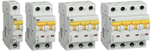 Расширение ассортимента ВА47-60 IEK Расширение ассортимента ВА47-60 IEK