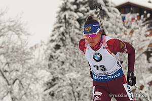 У женщин в масс-старте Екатерина Юрлова-Перхт тоже в первой десятке – на 8 месте У женщин в масс-старте Екатерина Юрлова-Перхт тоже в первой десятке – на 8 месте